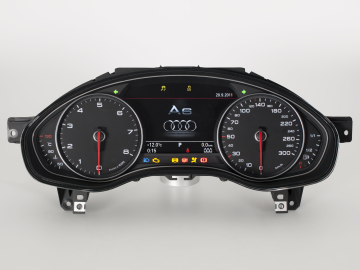 Audi A6 (4G) / A7 (4G) Tacho Reparatur, Ausfall der Hintergrundbeleuchtung, Displayfehler, Pixelfehler, Informationen werden falsch dargestellt