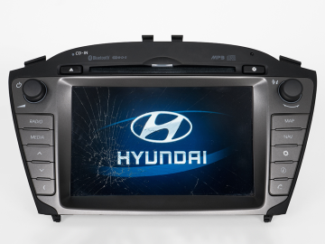 Tucson I (JM) Displayfehler Navigation LAN3100EHLM