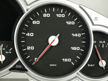 Cayenne 955 Umbau von Meilen auf Kilometer High-Line
